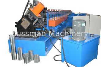 Chain Drive Galvanized Steel Plate Rolling Machine 8 Tons For Storage Rack