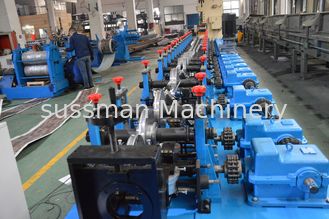 Touch Screen PLC Control Rack Roll Forming Machine Metal Roll Forming Machine