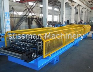 Automatic Trapezoidal Decking Roof Panel Roll Forming Machine Thickness 0.6 - 0.8mm