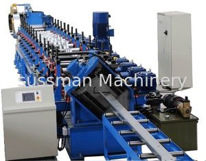चेन ड्राइव जेड पुर्लिन मेकिंग मशीन, 20 रोलर स्टेशनों के साथ पुर्लिन रोलिंग मशीन