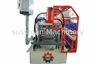 0.5-1.0mm Thickness Steel Profile Drywall Wall Angle Roll Forming Machine With Hydraulic Punching PLC Control